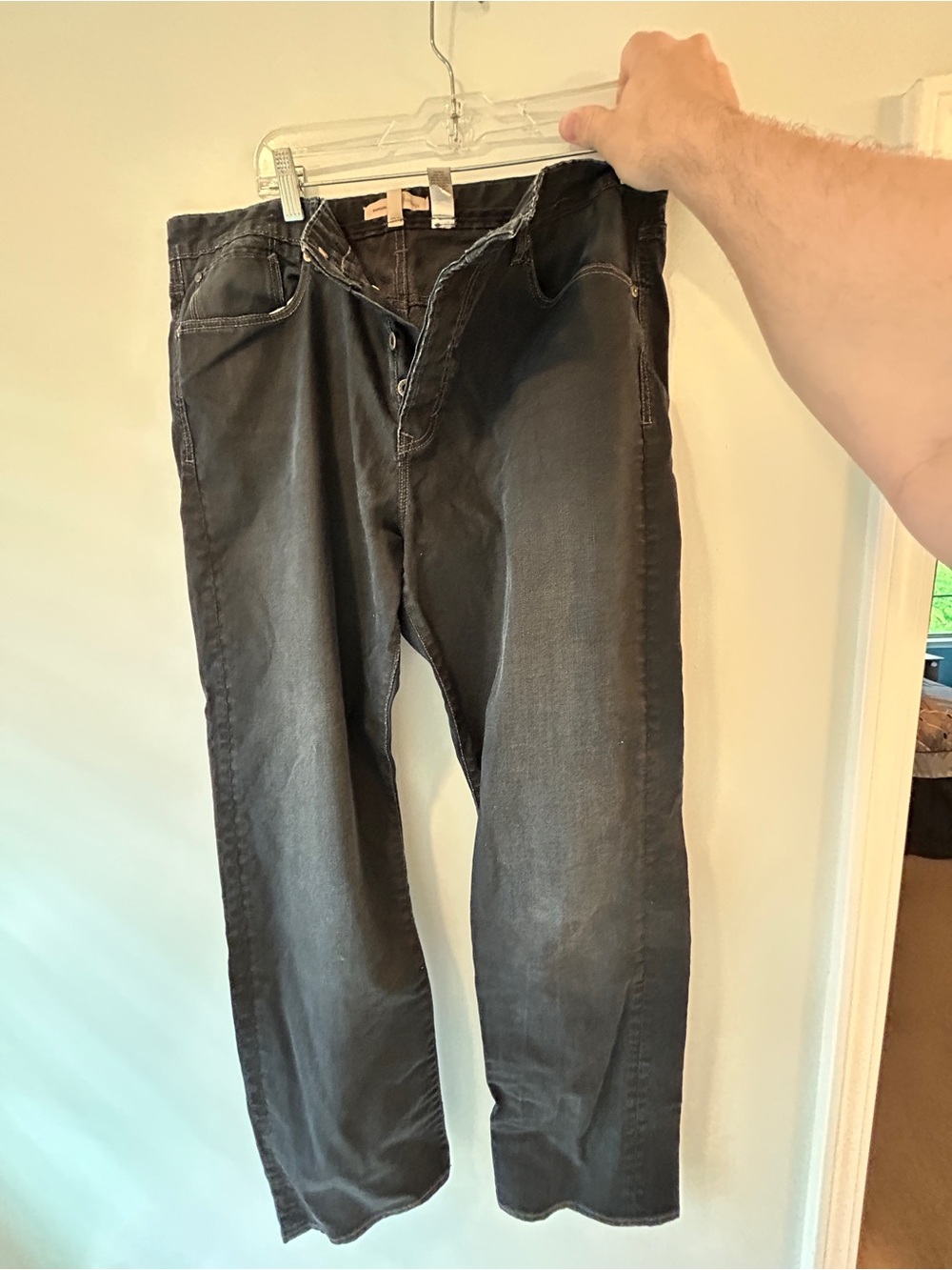 Banana Republic Heritage Mens Button Fly Jeans Size 36x32